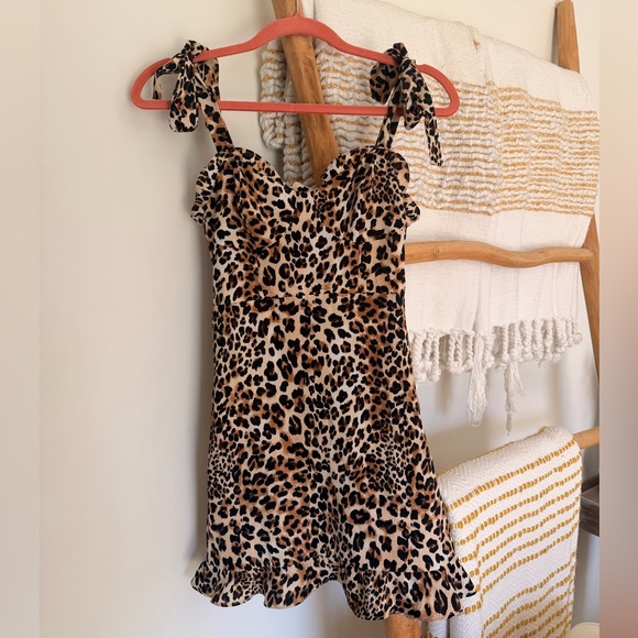 Princess Polly Cheetah Print Dress - Picture 2 of 7